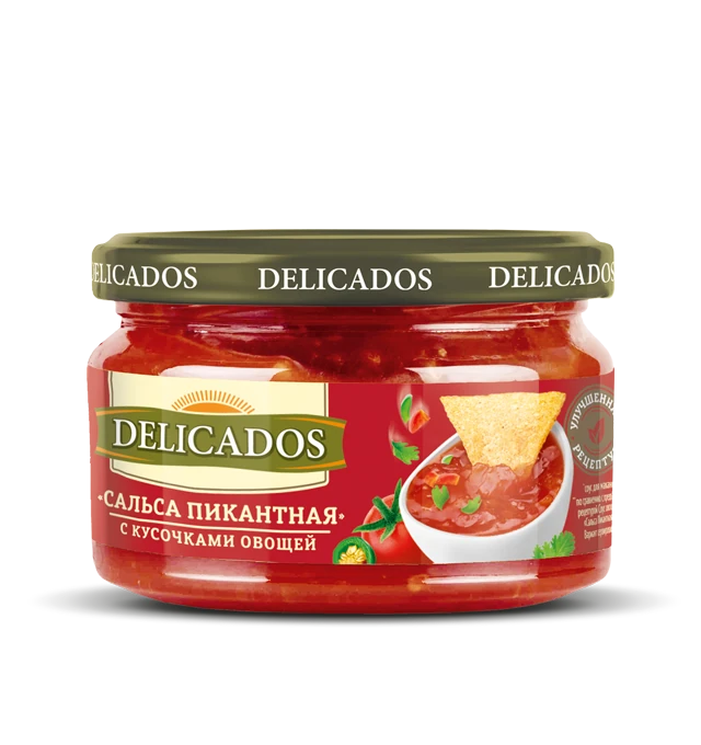 DELICADOS соус овощной "Сальса Пикантная"